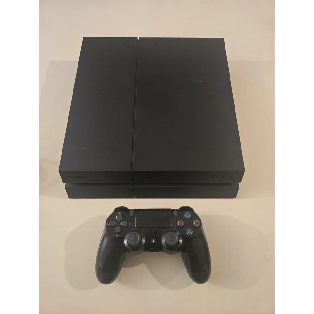 Sony PlayStation 4 PS4 500GB Black Console Gaming System CUH-1215A Tested Works